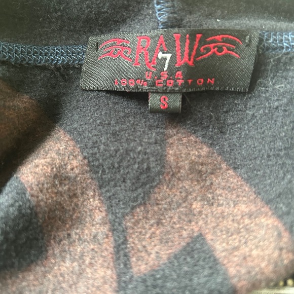Woman’s Raw Hoodie. Beautiful art work! NWT. Made in USA - Picture 12 of 12